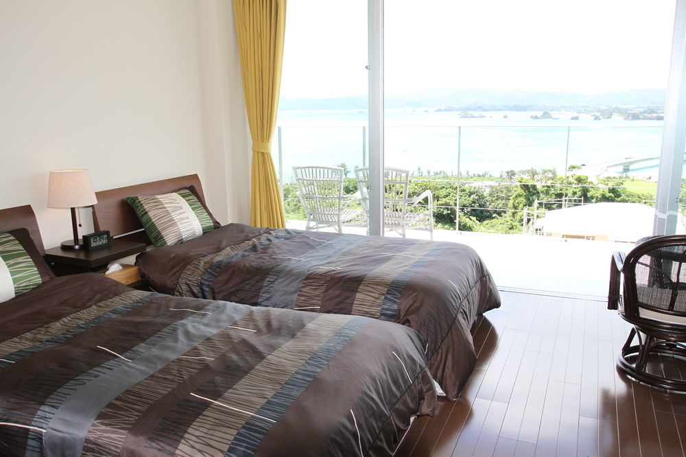 Hotel Ocean Hills Kouri à Nakijin Extérieur photo