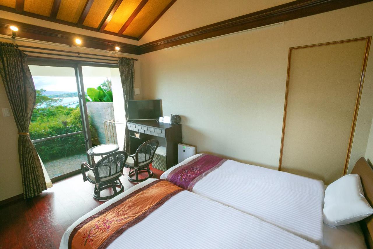 Hotel Ocean Hills Kouri à Nakijin Extérieur photo