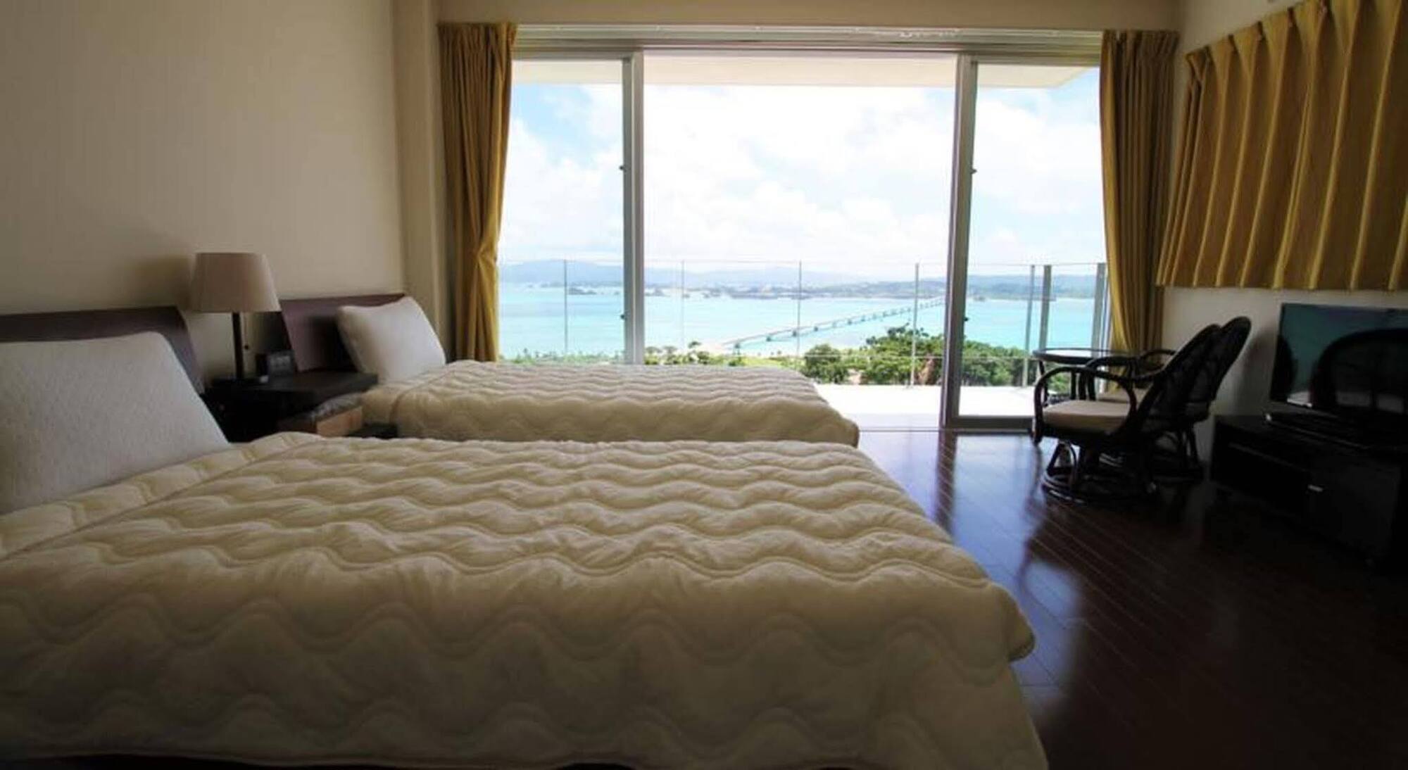 Hotel Ocean Hills Kouri à Nakijin Extérieur photo